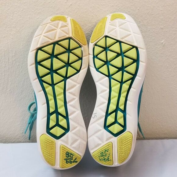 Nike Women's Flex 2016 RN 830751-300 Hyper Turquoise Running Shoes Lace Up Sz 8 - Picture 9 of 12